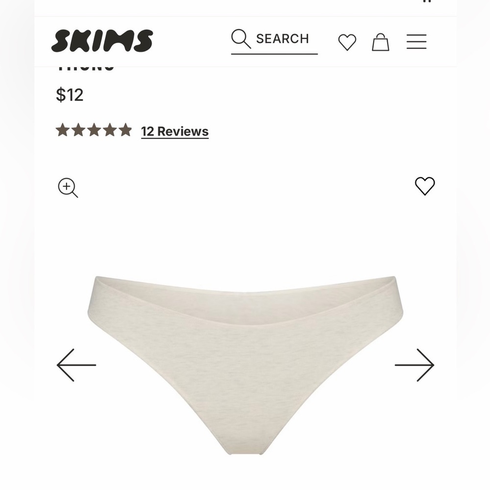 SKIMS Lightweight Cotton Panties